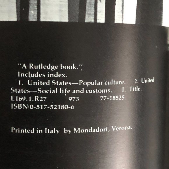 ⭐️BOGO Free⭐️ The Evolution of American Taste Hardcover by William Peirce Randel - Picture 9 of 16